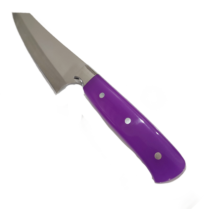 NDR Knives Mor Pleksiglas Saplı Şef Bıçağı - Mutfak Bıçağı