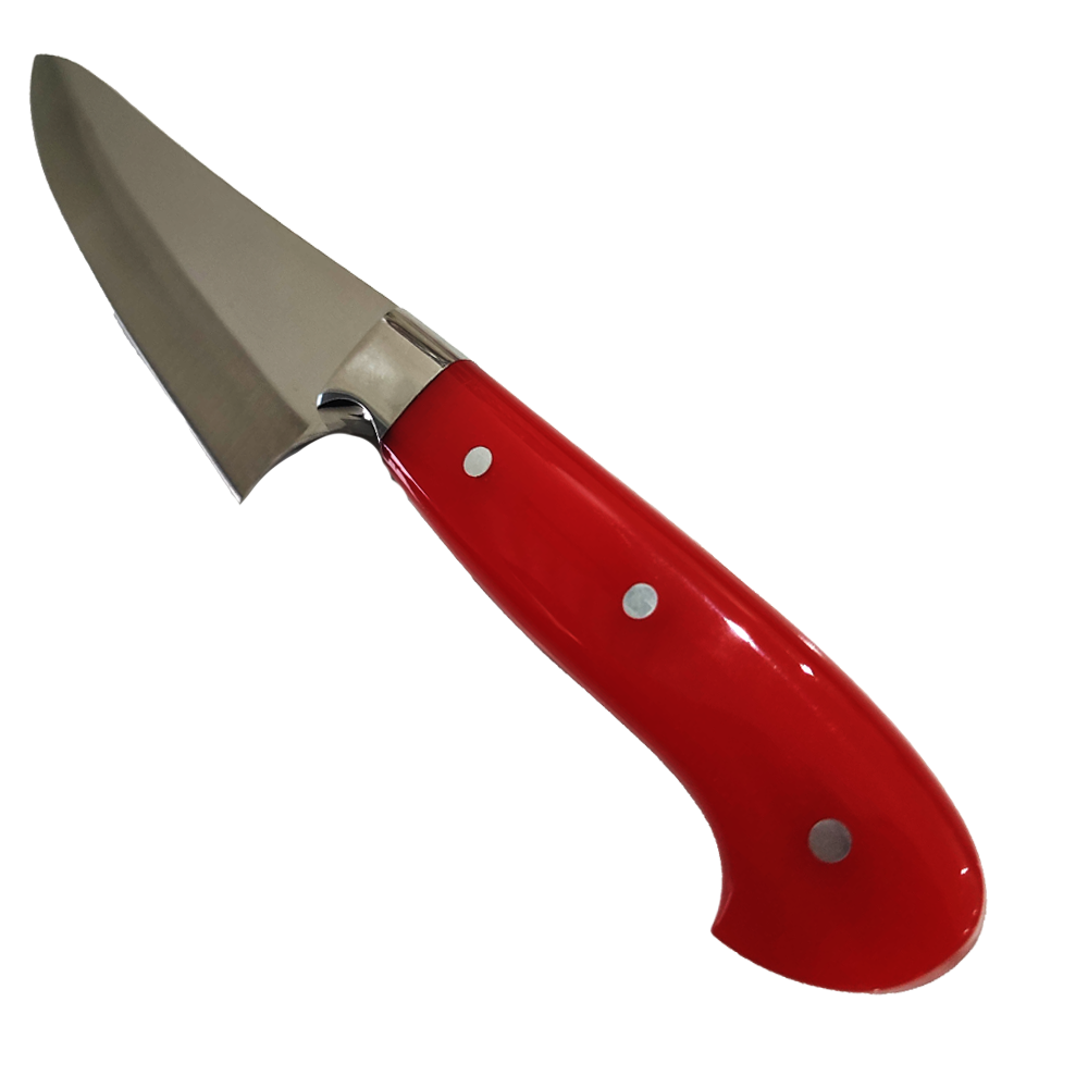 NDR Knives Paslanmaz Önlük ve Pleksi Saplı Şef Bıçağı