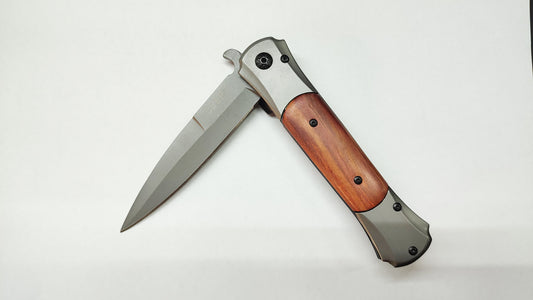 NDR Knives Ahşap ve Metal Saplı Çakı - 22 cm