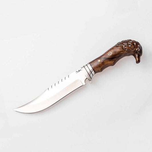 NDR Knives 33 cm Kartal Başlı Tırtıklı Avcılık, Kamp ve Outdoor Bıçağı