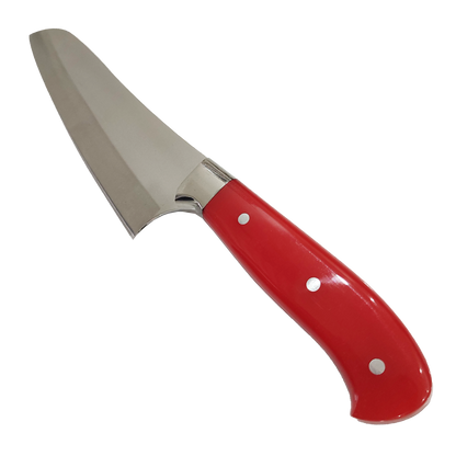 NDR Knives - Yeşil/Kırmızı Pleksi Saplı Şef Bıçağı - Mutfak Bıçağı - 31 cm