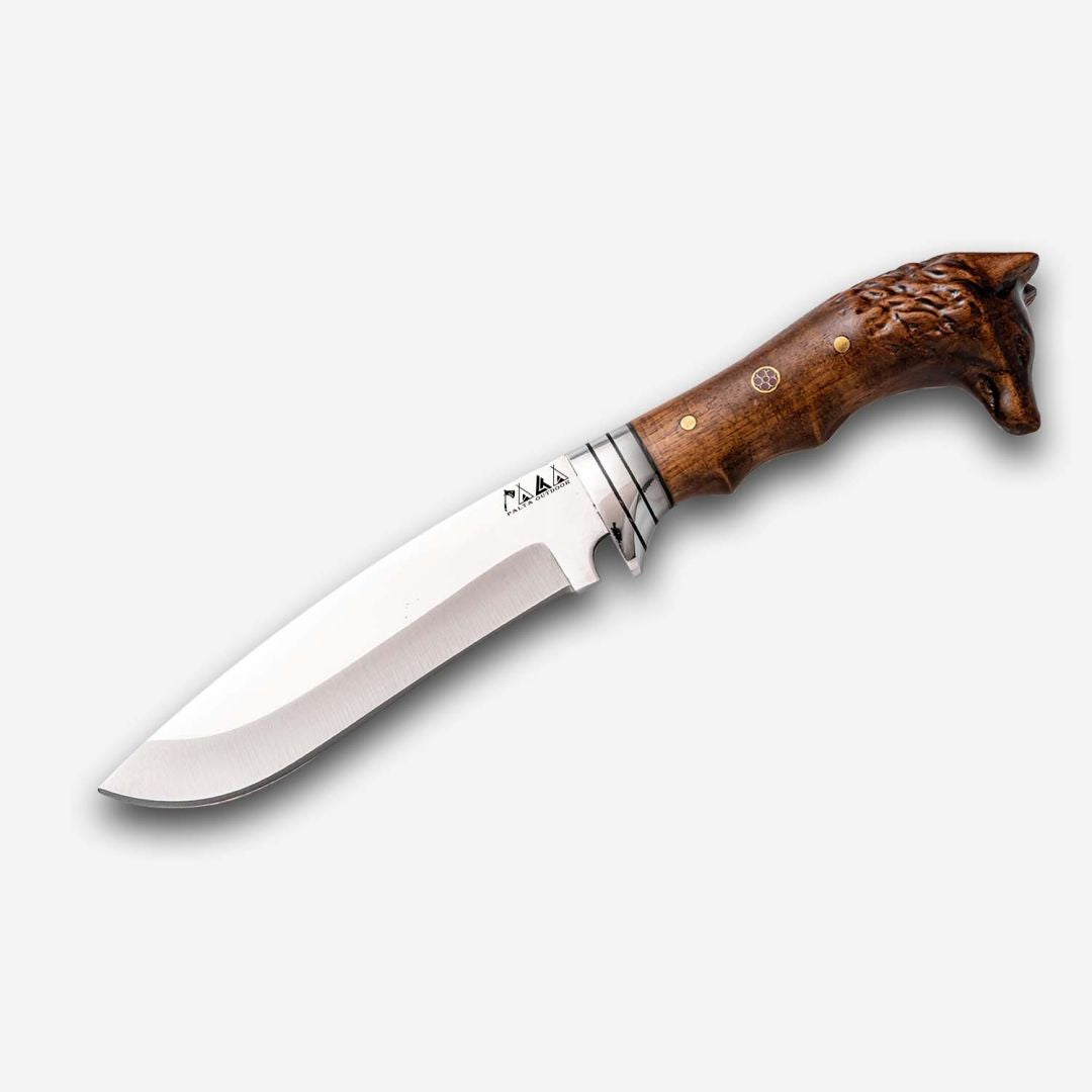 NDR Knives Kurt Başlı Yatağan Av, Kamp ve Outdoor Bıçağı - 33 cm